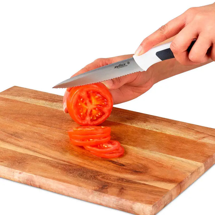 TOMATO KNIFE WITH GUARD 10.5CM ZYLISS COMFORT - Дъски ножове и белачки<<<Домашни потреби<<<Кухня<<<Praktiker