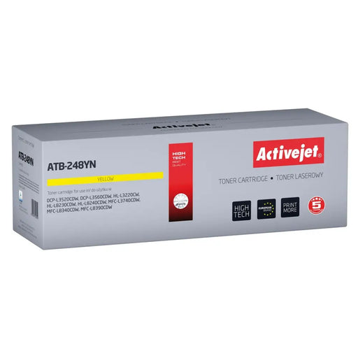 Toner Activejet ATB-248YN Yellow - Оригинални тонери<<<Електроника Периферни и резервни части<<<Компютри|