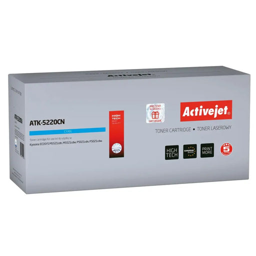 Toner Activejet ATK-5220CN Cyan - Оригинални тонери<<<Електроника Периферни и резервни части<<<Компютри|