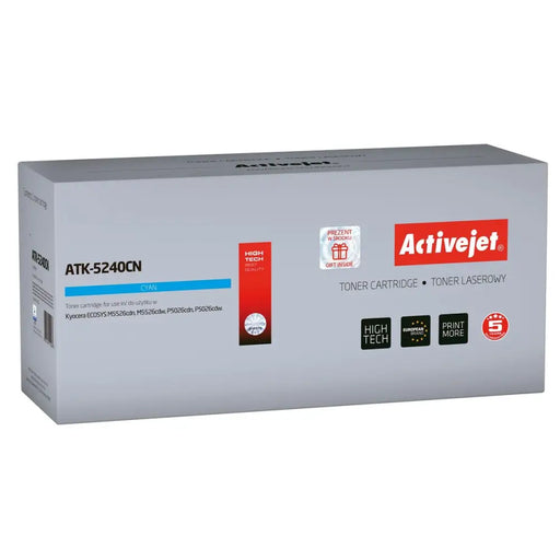 Toner Activejet ATK-5240CN Cyan - Оригинални тонери<<<Електроника Периферни и резервни части<<<Компютри|