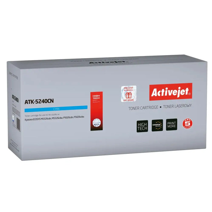 Toner Activejet ATK-5240CN Cyan - Оригинални тонери<<<Електроника Периферни и резервни части<<<Компютри|