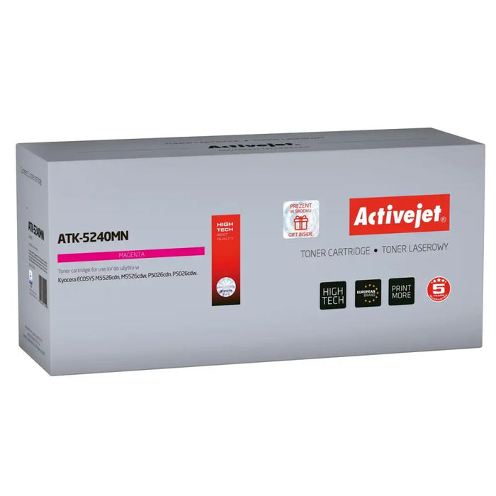 Toner Activejet ATK-5240MN Magenta - Оригинални тонери<<<Електроника Периферни и резервни части<<<Компютри|