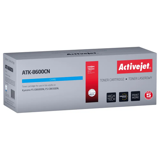 Toner Activejet ATK-8600CN Cyan - For Kyocera printers (without head)TON-KYB<<<TonersTON<<<ActionPL&&&Електроника