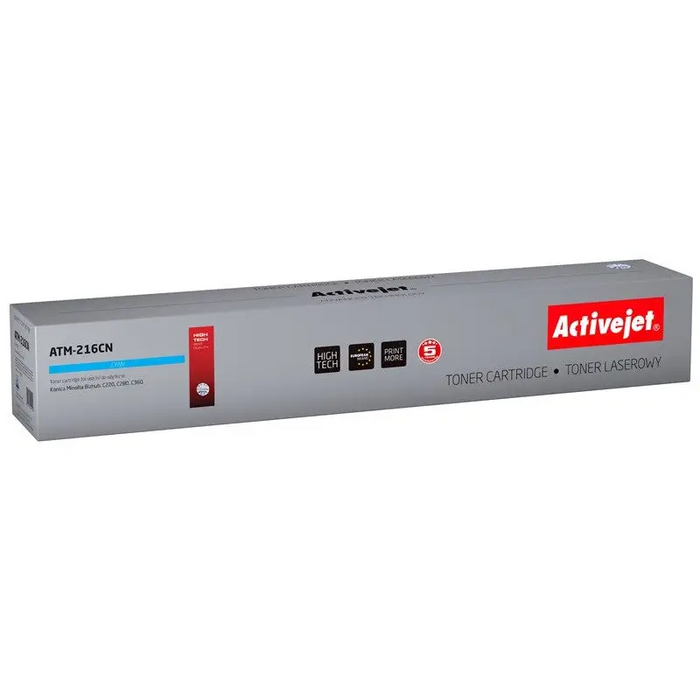 Toner Activejet ATM-216CN Cyan - For Minolta printers (without head)TON-MIB<<<TonersTON<<<ActionPL&&&Електроника