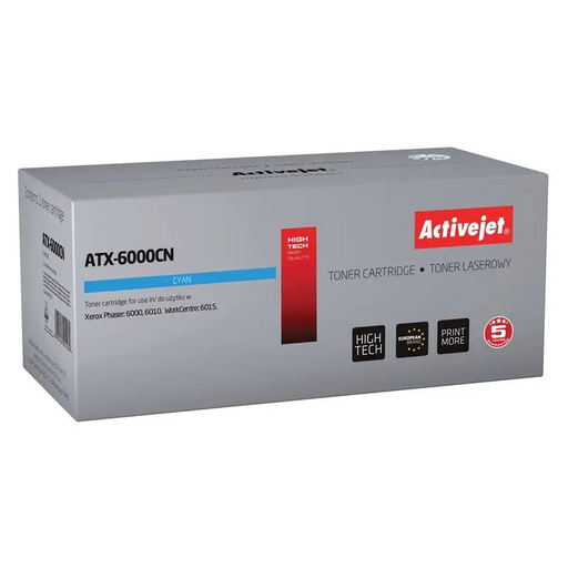 Toner Activejet ATX-6000CN Cyan - For Xerox printers (without head)TON-XEB<<<TonersTON<<<ActionPL&&&Електроника