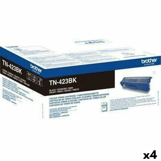 Toner Brother TN423BK Black (4 Units) - Електроника Периферни и резервни части<<<Компютри|