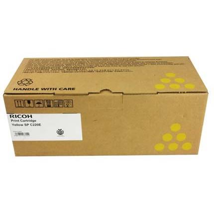 Toner cartridge Ricoh SPC220E 2300 copies C240DN Yellow - Консумативи за лазерни принтери и копири<<<Принтери скенери и