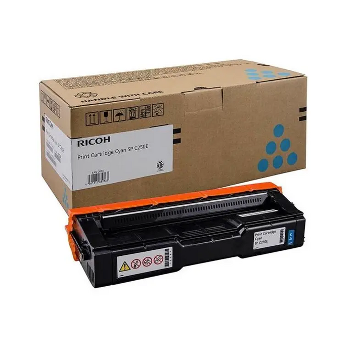 Toner cartridge Ricoh SPC252E 4000 copies 407532 Cyan - Консумативи за лазерни принтери и копири<<<Принтери скенери и