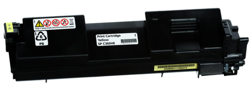 Toner cartridge Ricoh SPC360HE 5000 copies Yellow - Консумативи за лазерни принтери и копири<<<Принтери скенери и