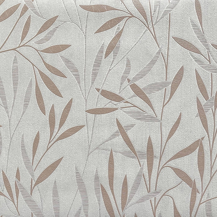 WALLPAPER VINYL TONI BAD BEIGE BRANCHES CREAM