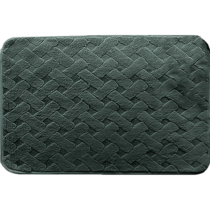 BATHROOM CARPET 3D LINES T.GRAY 40X60 TONI BAD