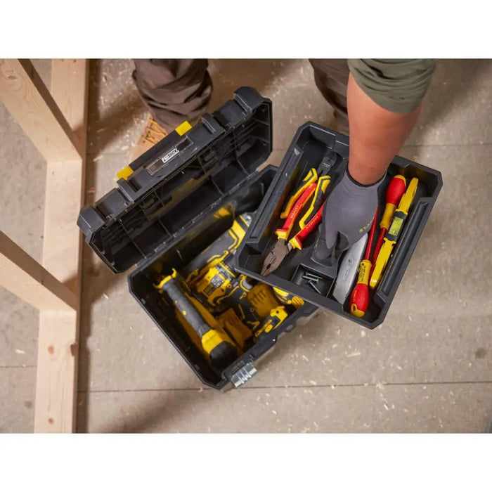 Toolbox Stanley Metal polypropylene Plastic 1 Compartment - Направи Си Сам И Хардуер<<<Дом Градина<<<BigBuy&&&Tool