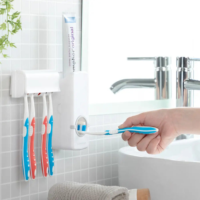 Toothpaste Dispenser and Holder Diseeth InnovaGoods - Баня<<<Дом Градина<<<BigBuy&&&Аксесоари и кранчета<<<Баня<<<Дом