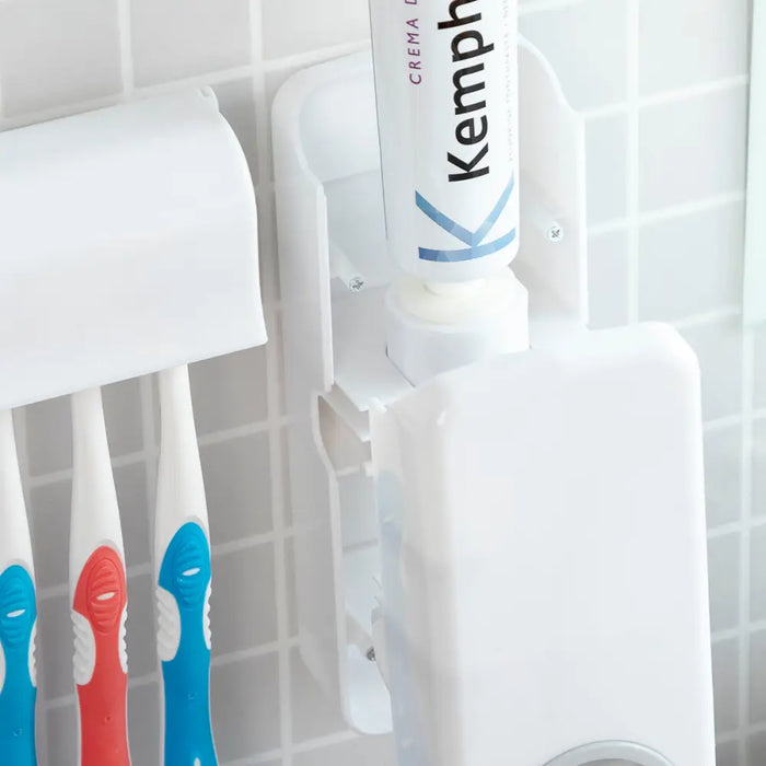 Toothpaste Dispenser and Holder Diseeth InnovaGoods - Баня<<<Дом Градина<<<BigBuy&&&Аксесоари и кранчета<<<Баня<<<Дом
