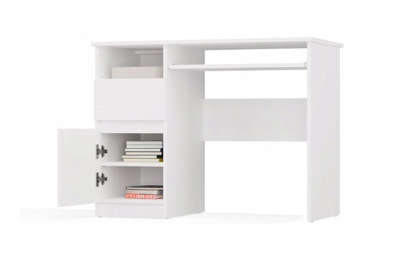 PORTO Left Desk, White