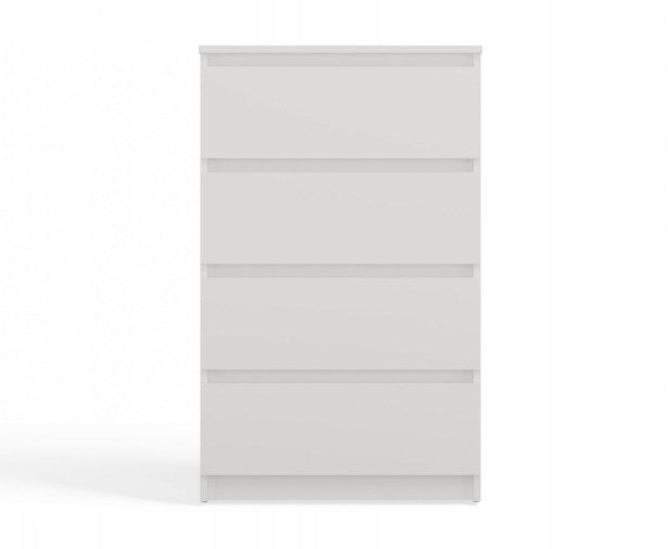 M4/60 MALWA CHEST OF DRAWERS 4 DRAWERS WHITE