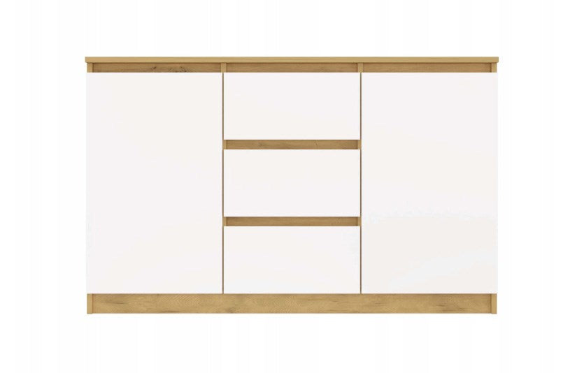 ARTISAN 2-DOOR 3-DRAWER CHEST OF DRAWERS/WHITE