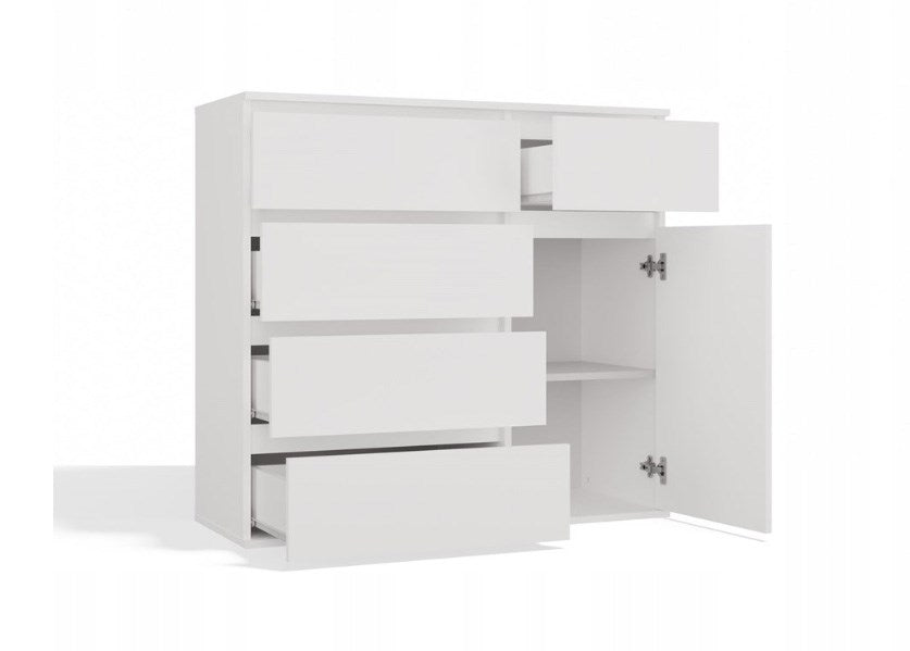 MALWA 1D5S WHITE CHEST OF DRAWERS