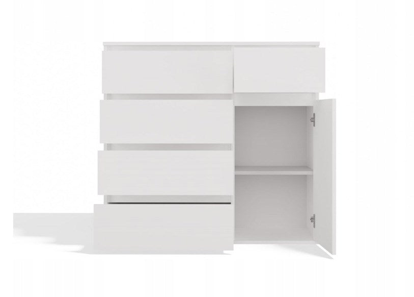 MALWA 1D5S WHITE CHEST OF DRAWERS