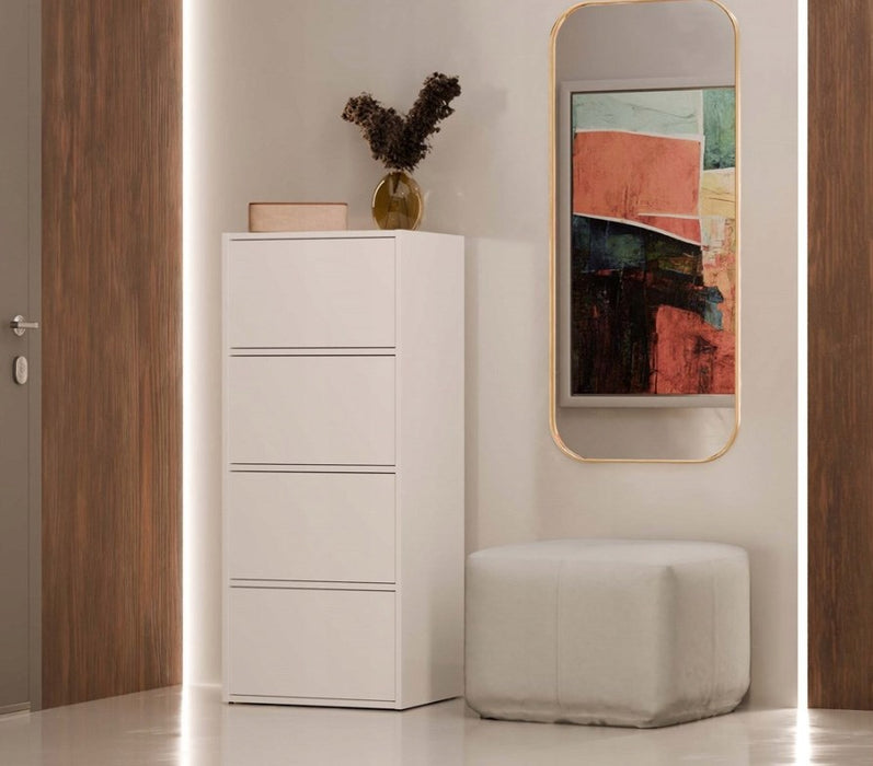 ALMA WHITE CHEST OF DRAWERS