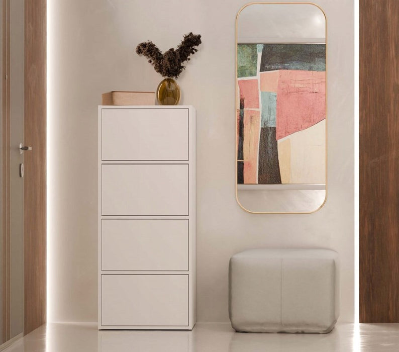 ALMA WHITE CHEST OF DRAWERS