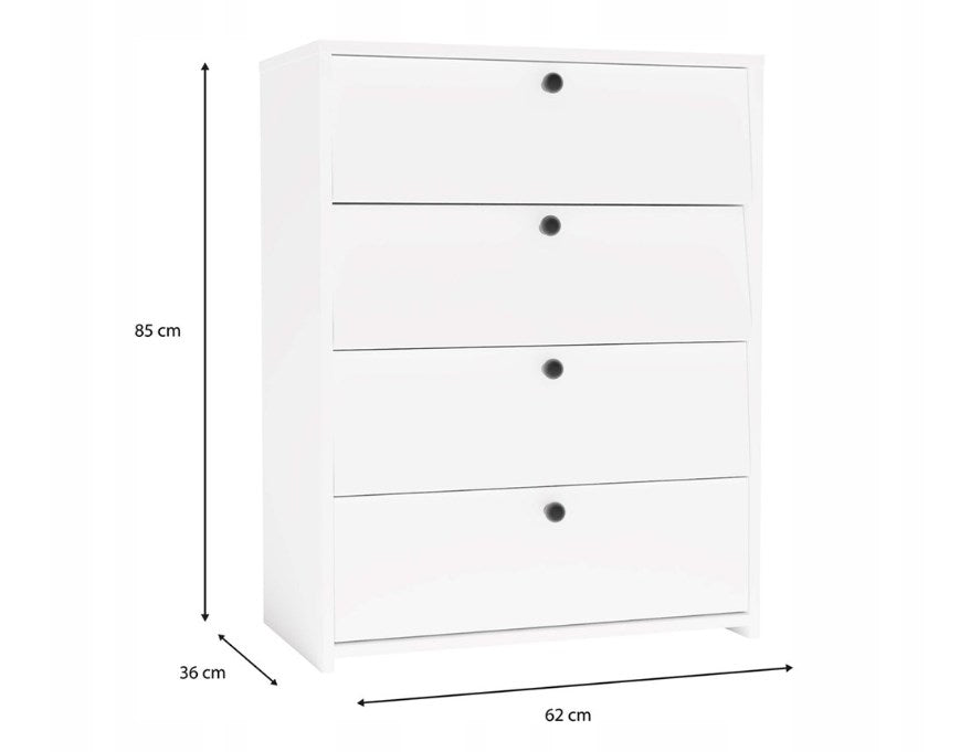 LOKA shoe cabinet, white