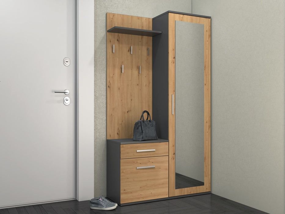 Topeshop GARD DUO ANT/ART KPL entryway cabinet