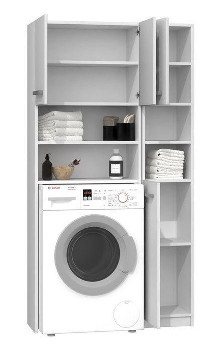 Topeshop ZESTAW MARPOL BIEL bathroom storage cabinet White