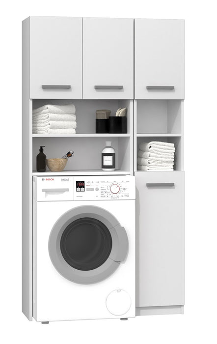 Topeshop ZESTAW MARPOL BIEL bathroom storage cabinet White