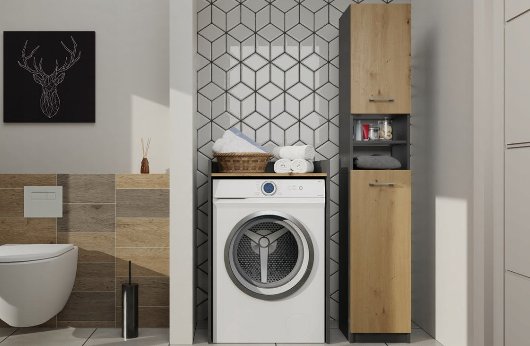 POLA NP ANTHRACITE/ARTISAN WASHING MACHINE CABINET