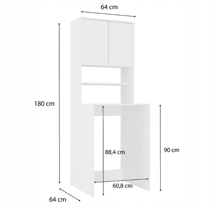 WASHING MACHINE CABINET POLA MULTI WHITE