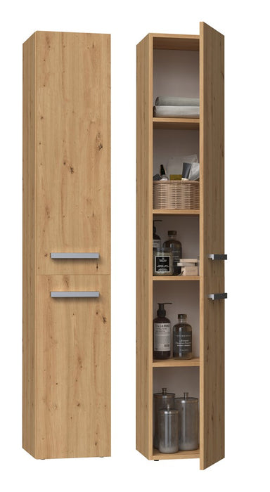 Topeshop NEL II ARTISAN bathroom storage cabinet Oak