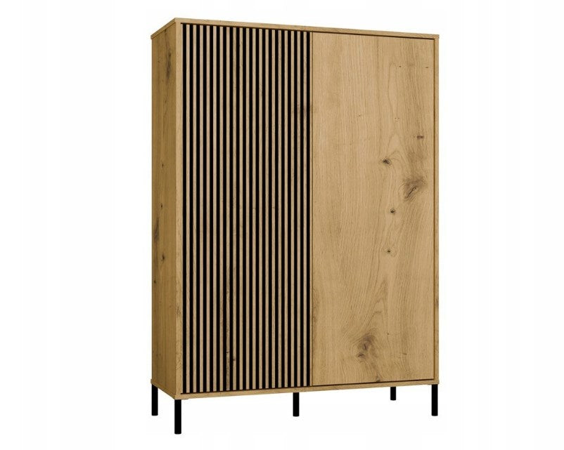 KAMARO 2DD SLIM/GŁ OAK ARTISAN DISPLAY CABINET