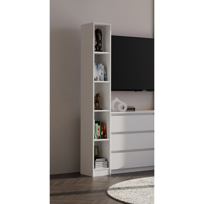 R25 WHITE BOOKCASE