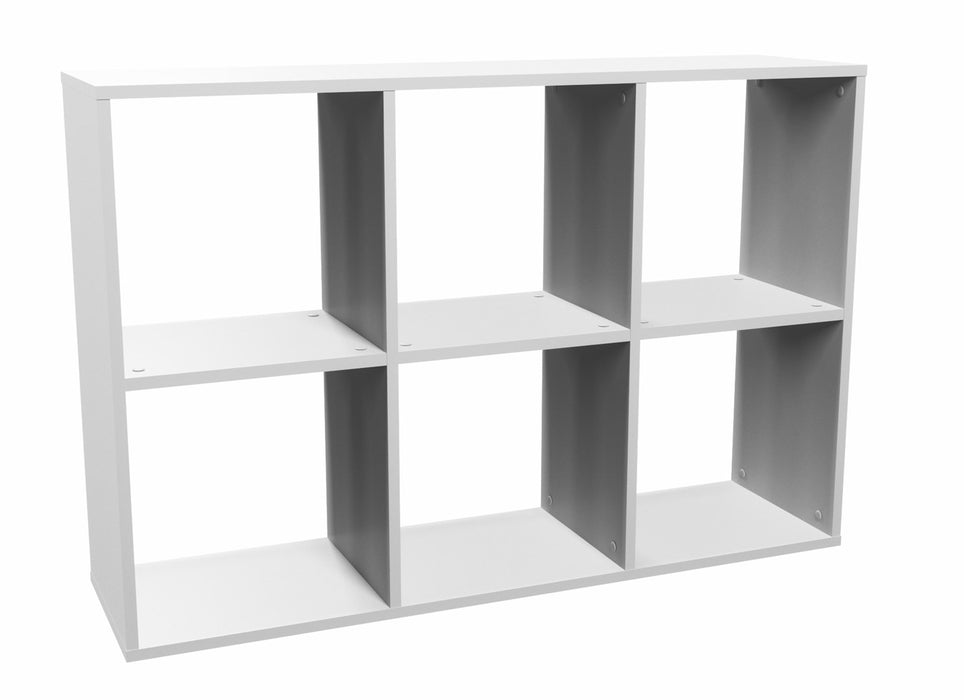 Topeshop MALAX 2X3 BIEL living room bookcase