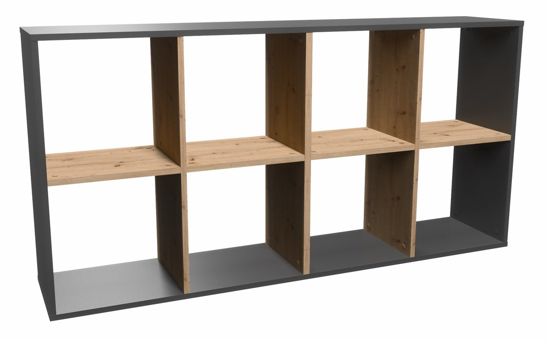Topeshop MALAX 2X4 ANT/ART living room bookcase