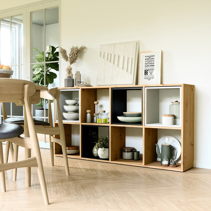 Topeshop MALAX 2X4 ARTISAN living room bookcase