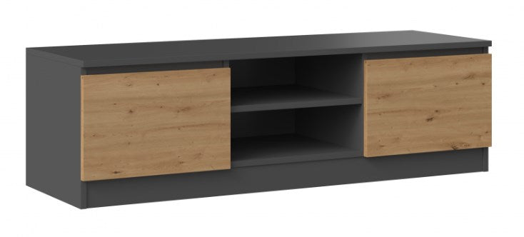 Topeshop RTV 120 ANTR/ARTIS TV stand/entertainment centre 2 shelves