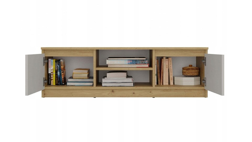 MALWA 120 TV cabinet, artisan oak/cashmere