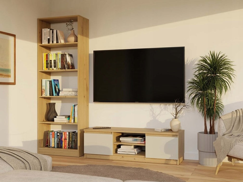 MALWA 120 TV cabinet, artisan oak/cashmere