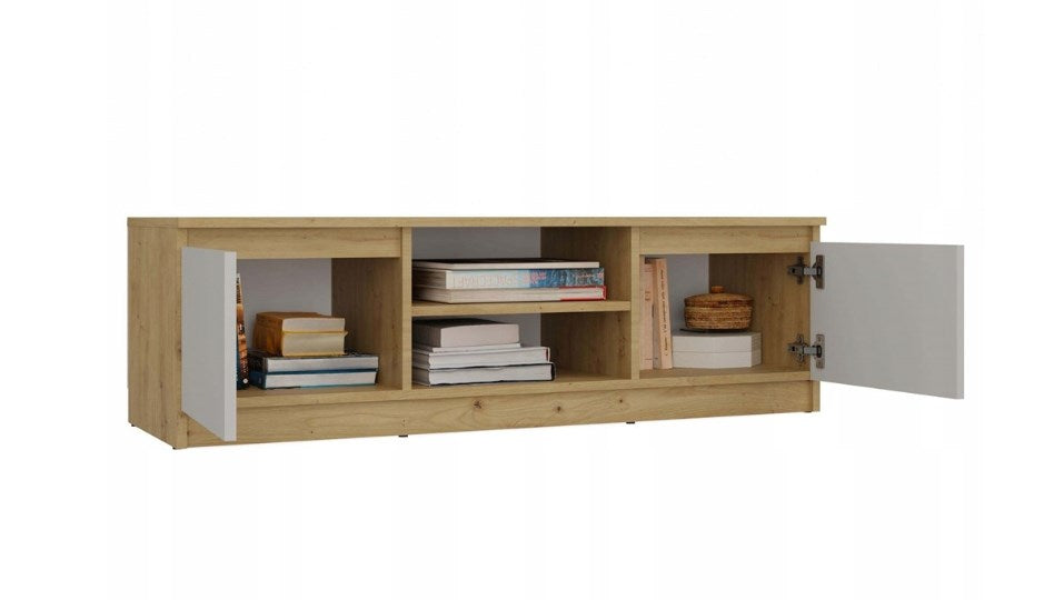 MALWA 120 TV cabinet, artisan oak/cashmere