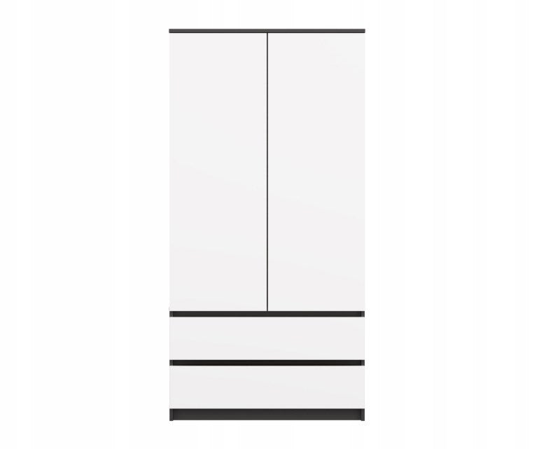 MALWA SS-90 wardrobe, anthracite/white