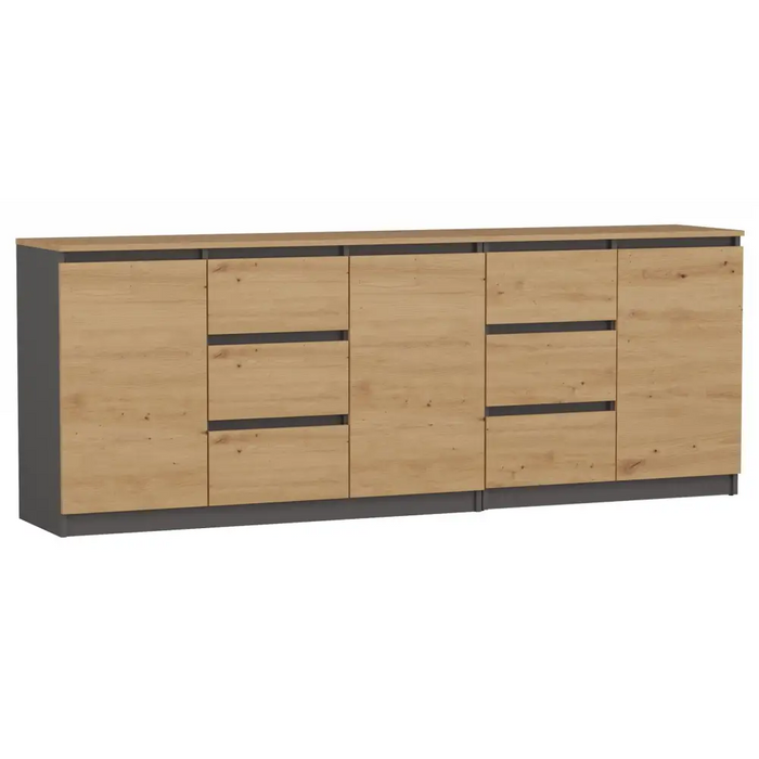 Topeshop COSTA ANT/ART BA KPL chest of drawers - Chests of drawers made of furniture boardKOY-ZPM<<<ChestsKOY<<<ActionPL