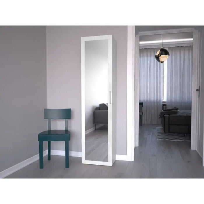 Topeshop DUO SZAFKA BIEL bedroom wardrobe/closet 2 shelves 1 door(s) White - Openable