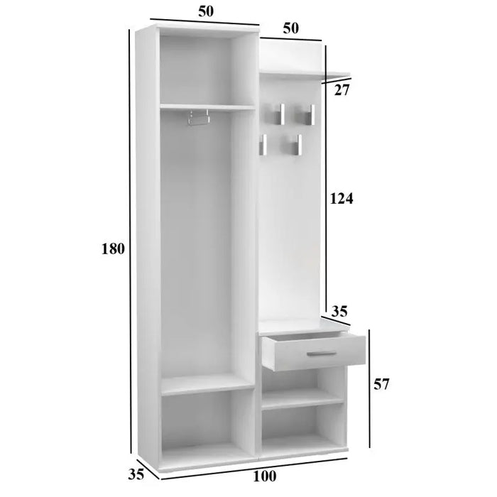 Topeshop GAR DUO BIEL entryway cabinet - Furniture setsMEP-ZES<<<Hall furnitureMEP<<<ActionPL