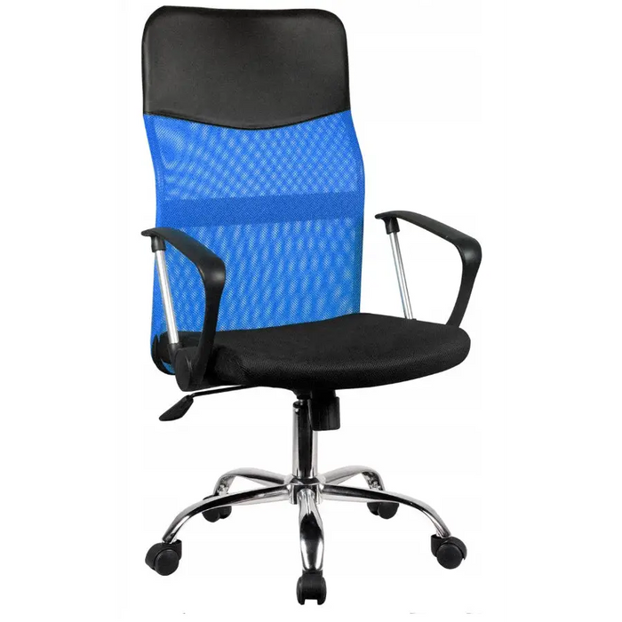 Topeshop KRZESŁO NEMO NIEBIESKIE office/computer chair Padded seat Mesh backrest - Office