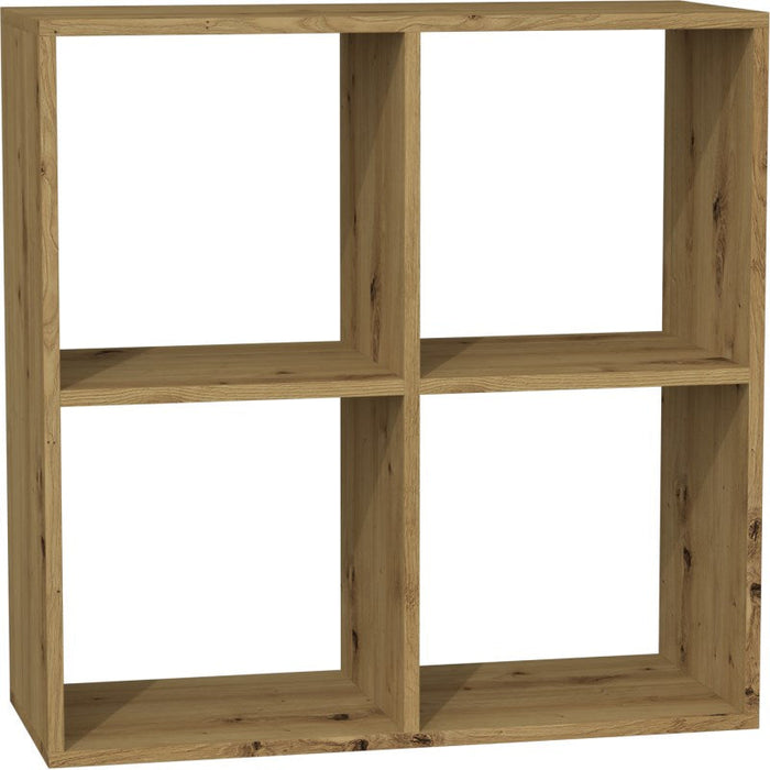 Topeshop MALAX 2X2 ARTISAN living room bookcase - Wooden shelvesRGA-DRE<<<ShelvesRGA<<<ActionPL