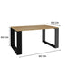 Topeshop MODERN ART CZ coffee/side/end table Coffee table Rectangular shape 2 leg(s) - Wooden benches