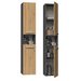 Topeshop NEL I ANT/ART bathroom storage cabinet Graphite Oak - Standing bathroom cabinetsMLA-SZS<<<Bathroom