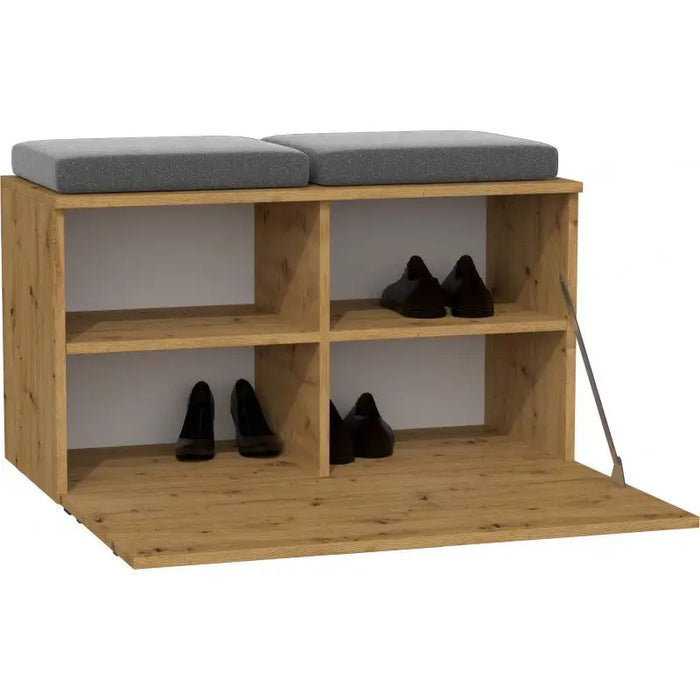 Topeshop OPAL SZAFKA ARTISAN shoe organizer Closed Oak - Shoe cabinetsMEP-SNB<<<Hall furnitureMEP<<<ActionPL